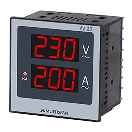 Multispan AV-22 Digital Ampere + Volt Meter