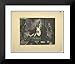 ArtDirect George Wesley Bellows 23x20 Black Modern Framed and Double Matted Art Print Titled The Cigarette