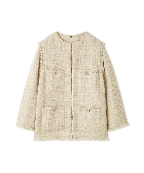 FRAY I.D(フレイ アイディー) 2WAYベストツィードジャケットFWFJ255050レディース