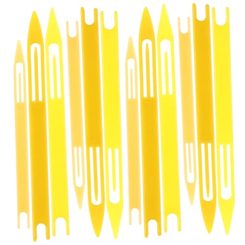 NAMOARLY Net Mending Tools 20pcs Plastic Shuttles Weaving Shuttles for Fishing Net Repair Knitting Accessories