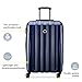 DELSEY PARIS Helium Aero Hardside Expandable Luggage with Spinner Wheels, Peony Pink, Carry-On 19 Inch
