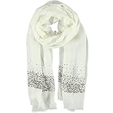  Passigatti Damenschal mit Pailetten, Creme