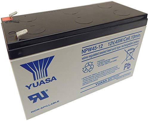 Yuasa NPW45-12 12V 45W Valve Reg Ld Acid Battery Y12V45W