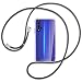 Produktbild mtb more energy® Handykette kompatibel mit Huawei Nova 5T / Honor 20 (6.26'') - dunkelgrau - Smartphone Hülle zum Umhängen - Anti Shock Strong TPU Case