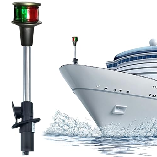 Feu de navigation LED en acier inoxydable et plastique robuste étanche 12V