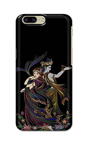 Image of Lord Radha and Krishna Hard Back Case Cover for OnePlus 5 Back Cover -(J5) VNS2223