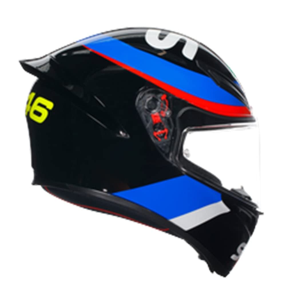CASCO K1 S AGV E2206 VR46 SKY RACING TEAM BLACK/RED XS : Amazon.it