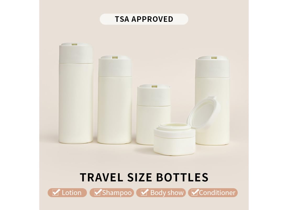 Sprigold 5 Pack Brief and Fashion Travel Bottles TSA Approved - Image 3