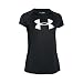 Under Armour Girls' Big Logo T-Shirt, Black (001), Youth Medium