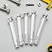 Zerodeko 20pcs Hexagon Outer Expansion Bolts 10x100mm Heavy Duty Anchor Screws for Concrete Driveway and Asphalt Speed Bump Fastening Industrial Multi-use Expansion Anchors
