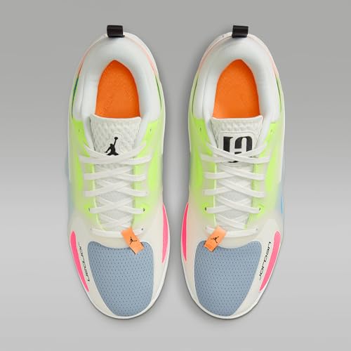 Nike Jordan Heir Series Basketball Shoes (FQ3858-100, Sail/Dark Powder Blue/Volt/Black)4