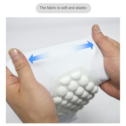 Hotfiary Youth Boys 3/4 Compression Pants with Knee & Taibone Pads Basketball Tights Football Soccer Leggings Sports Capri4