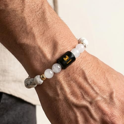 Image of Astrotalk Zodiac Crystal Bracelet | Balances Energy & Enhances Positivity | Certified Healing Crystals with Certificate | Astrology Bracelet for Man & Woman | Gift for Man & Woman