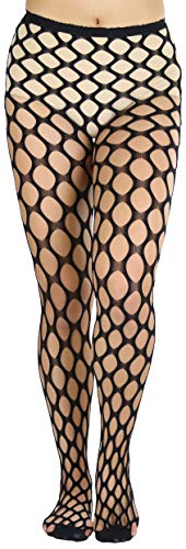 Image of ToBeInStyle Women's Large Mesh Fishnet Patterned Pantyhose Tights