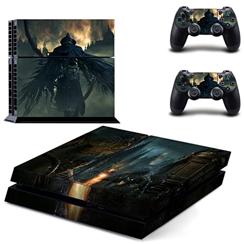 The Blood Butcher Video Game Vinyl Sticker Pattern Decals Skin for P-S4 Console & Controller