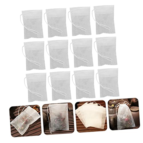 UPKOCH 300 Peças Bolsas Bolsas Cmxcm Folha De Fibra Sachê Infusor Descartável Saquinho De Chá Cm * C