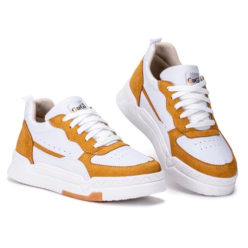 Tênis Feminino Jade Casual GuGi Em Camurça Solado Flatform Confor...