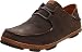 OluKai 'Ohana Lace-Up Nubuck Shoe - Men's Dark Wood/Toffee 11.5
