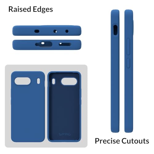 Image of SPRIG Compatible with OnePlus Nord 4 Premium SilkTone Back Cover Drop Tested Shock Proof Mobile Case for Men, Women, Boys and Girls with Camera Protection (Navy Blue)