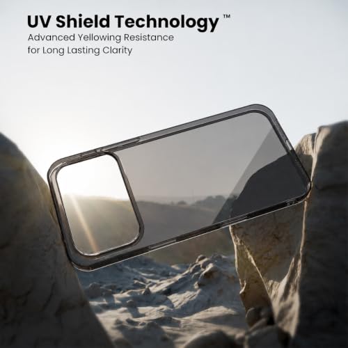 Image of VONZEE Anti Scratch Semi Translucent Cover for iPhone 17 Pro Case, Premium PC + TPU Phone Cases Drop Proof, Slim Anti Yellowing Never Yellowing Shockproof
