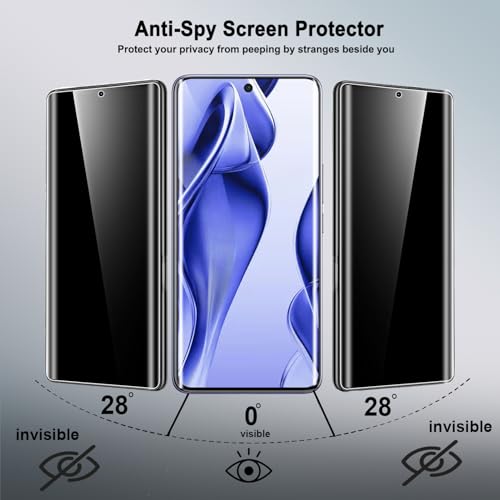 Image of UV Advanced Privacy Tempered Glass Screen Protector Guard Compatible for Oneplus 8 Pro 5G (6.78 Inch, Pack of 1) Full Edge to Edge Coverage Anti-Spy /Anti-Peeping 9H Hardness