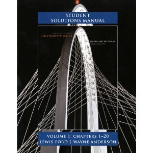 Student Solutions Manual for University Physics Volume 1 (Chs. 1-20) (13th Edition)