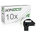 Produktbild Kineco 10x Adress-Etiketten kompatibel für Brother DK11208 - je 400 Stück - 38mm x 90mm P-Touch QL-1050 1060N 500 550 560 570 580 700 500 A BS BW 560 VP YX 580N 650TD 710W 720NW - WEISS
