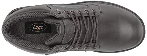 Lugz Bota masculina Mantle Mid Classic Espuma de memória Chukka Fashion, Cinza, 6.5