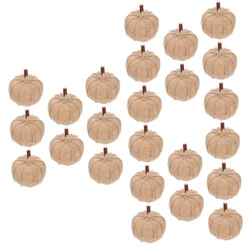 Calabazas de rejilla pequeñas artificiales de espuma para decoración 2