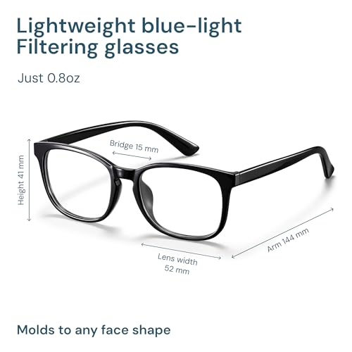 Image of Gaoye Blue Light Blocking Glasses -Fashion Square Eyeglasses, Anti UV Ray Computer Gaming Glasses Blue Blockers for Women /Men