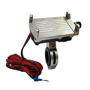 Alaceg Shockproof Bike Motorcycle Mobile Phone Holder Gps Navigation Bracket With U-S-B Handlebar Stand Rearview Holder Phone Holder 11 41dw3qlrp9l. sl500 . ss300