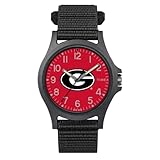 Timex Men's Collegiate Pride 40mm Watch – Georgia Bulldogs with Black FastWrap Strap