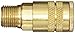 Dixon Valve & Coupling Valve DC2103 Brass Air Chief Industrial Interchange Quick-Connect Air Hose Socket, 1/4