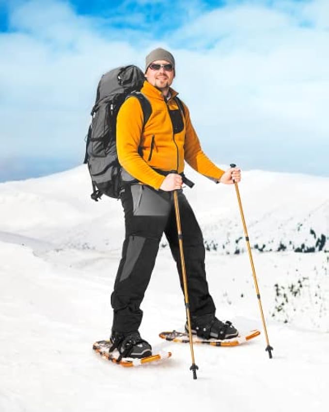 GORPORE 21/25/30 Inches Snowshoes, Lightweight Aluminum All Terrain