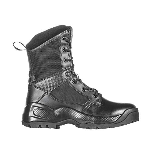 5.11 Women's ATAC 2.0 8' Tactical Side Zip Military Combat Boot, Style 12403, Black, 7.5 D(M) US