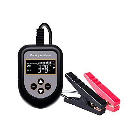 eOUTIL 12V Car Battery Tester, 100-1700 CCA Battery Load Tester Automotive Alternator Tester Digital Auto Battery Analyzer, for Car Truck Marine Motorcycle SUV Boat Yacht Cover