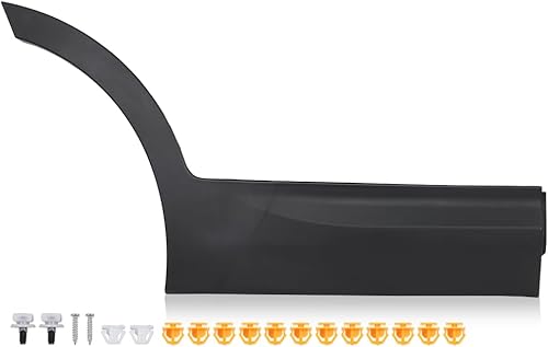 Miniatura 4 de CHEDA Negro Puerta trasera derecha inferior moldura puerta guarnición compatible con Hyundai Santa Fe Sport 2013 2014 2015 2016 2017 2018 877324Z000