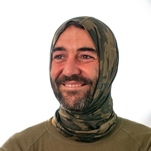Carhartt Force All-Season Neck Gaiter, Tree Camo-Burnt Olive, One Size