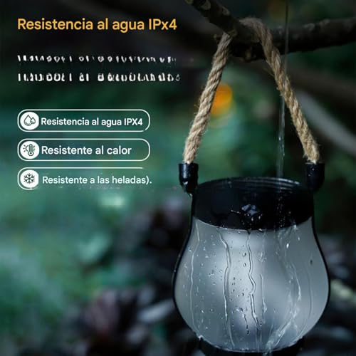 Farol solar exterior impermeable que soluciona la iluminación de senderos. 5