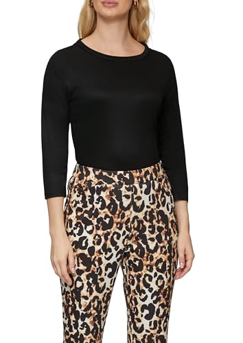 T-Shirt à Manches 3/4 Femme s.Oliver BLACK LABEL Référence 2154024 Noir