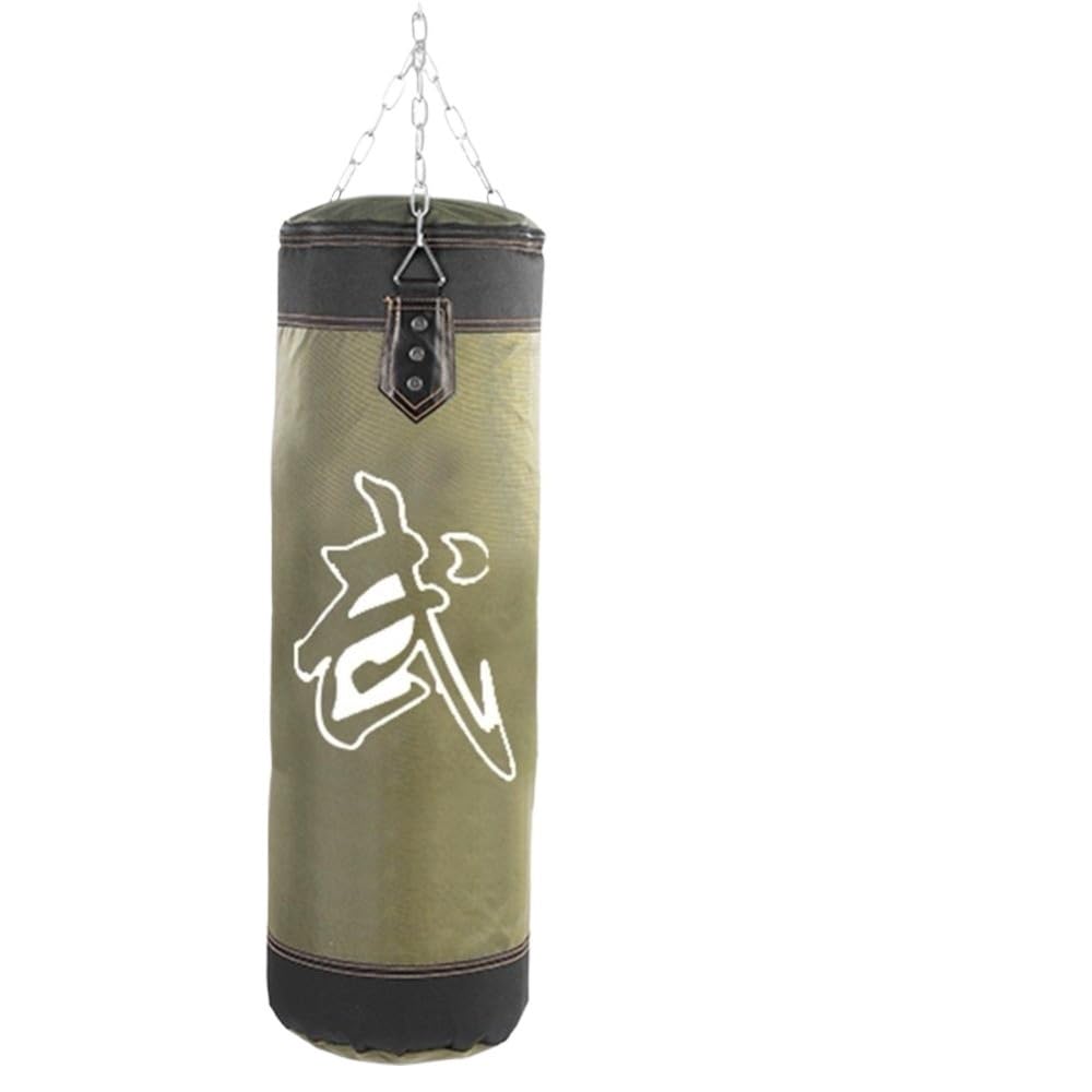 Sacco Da Boxe 60 centimetri 80 centimetri 100 centimetri 120 centimetri Vuoto Boxe Sacchetto di Sabbia Appeso Calcio Sacchi di Sabbia Boxe Formazione Lotta Karate Sacchi di Sabbia con Guanti Polso Gua