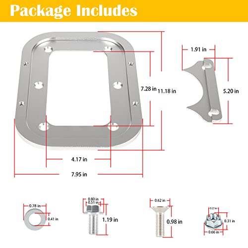 Aluminum Battery Pallet Trunk Battery Hold Down Mount Bracket Relocation Box For Optima Racing Race Mount Battery Tray Red Yellow Blue Top 34 34/78 D34 D34/78 34M D34M #TOP5