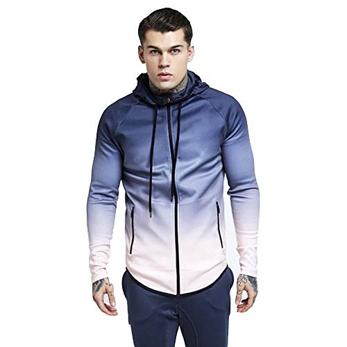 Sweat à capuche dégradé homme pour éviter les coups de froid en mi-saison
