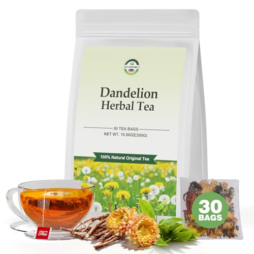Dandelion Herbal Tea, Liver Detox Tea, Dandelion Tea, Liver Kidney Cleanse & Detox with...