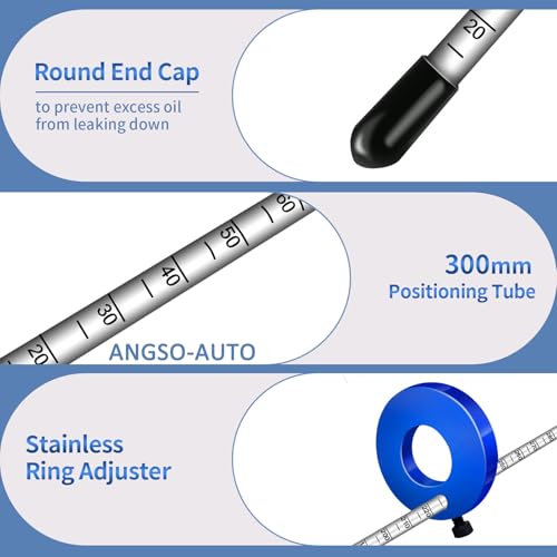 Motorcycle Fork Oil Level Gauge Tool, 300 MM Scale & 60 ML Syringe by ANGSO-AUTO - Image 5