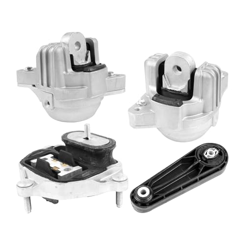 Flynsu Engine & Trans Mount Set Replacement for 2015-2018 Porsche Macan 3.0L 3.6L Part# 94637505740, 94637505840, MK239, A4922, MK4922
