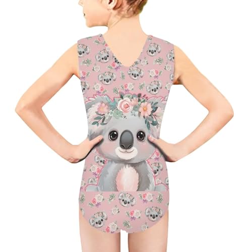 Image of Swimsuits for Girls 3-14 Sleeveless Bathing Suit for Kids Summer One Piece Swimming Suits