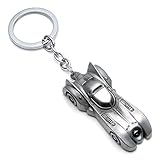 Artikeltyp: Schlüsselketten YLX Mode 3D Superman Chariot Metall Auto Schlüsselanhänger Stilvolle Spielzeug Schlüsselbund Männer Anhänger Kreative Geschenk Schmuck