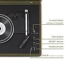 Crosley Mercury Platine Vinyle – Tourne Disque – Tourne Disque Vinyle – Platine Vinyle Bluetooth – Platines Vinyles… - Les Beatles, Paul McCartney, John Lennon, RIngo Starr, George Harrison Crosley Mercury Platine Vinyle - Tourne Disque - Tourne Disque Vinyle - Platine Vinyle Bluetooth - Platines Vinyles… – Image 6
