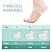 Welnove Silicone Heel Protectors for Shoes - 8 Pcs Gel Heel Cups with Aloe Vera Extract for Women Men - Shoe Cushion Inserts Pads for Plantar Fasciitis, Spur, Dry Cracked Heels,Blister, Size L